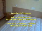 Location Vacances Appartement   GARAGE sur la Cote Azur MER
