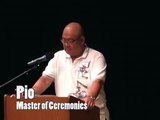 Pio, master of ceremonies