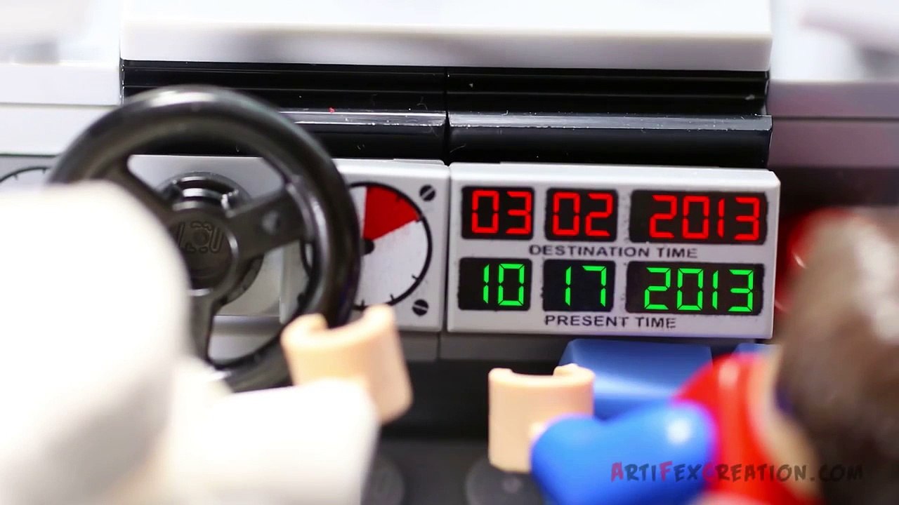 Lego Back to the Future DELOREAN TIME MACHINE 21103 Stop Motion Set Review