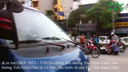Ngã xe, bị mũ BH thời trang găm vào mặt