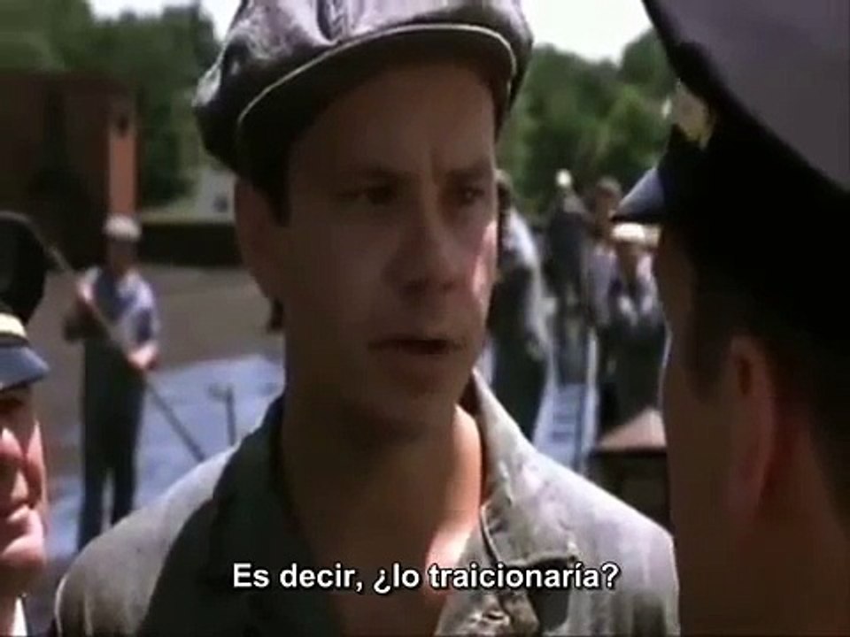 Sueños de Libertad (The Shawshank Redemption) escena techo.