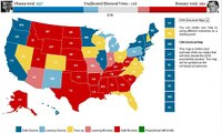 Mapa Electoral Elecciones Presidencials Norteamericanas 2012