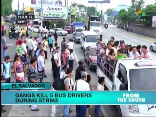 El Salvador:  President Salvador Sanchez Urges End to Transport Strike