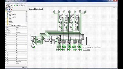 Logisim - Digital Clock