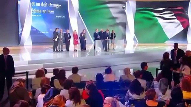 Former Italian FM Giulio Terzi addresses rally for Iran Freedom