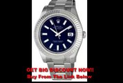 UNBOXING Rolex Datejust II Blue Index Dial Fluted 18k White Gold Bezel Oyster Bracelet Mens Watch 116334BLSO