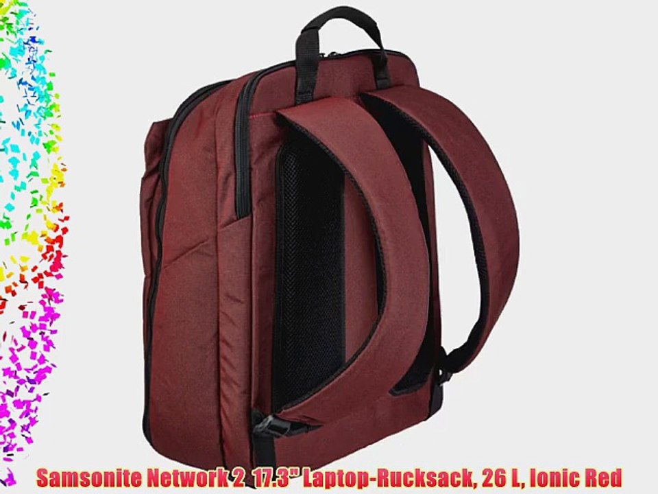 Samsonite Network 2  17.3 Laptop-Rucksack 26 L Ionic Red