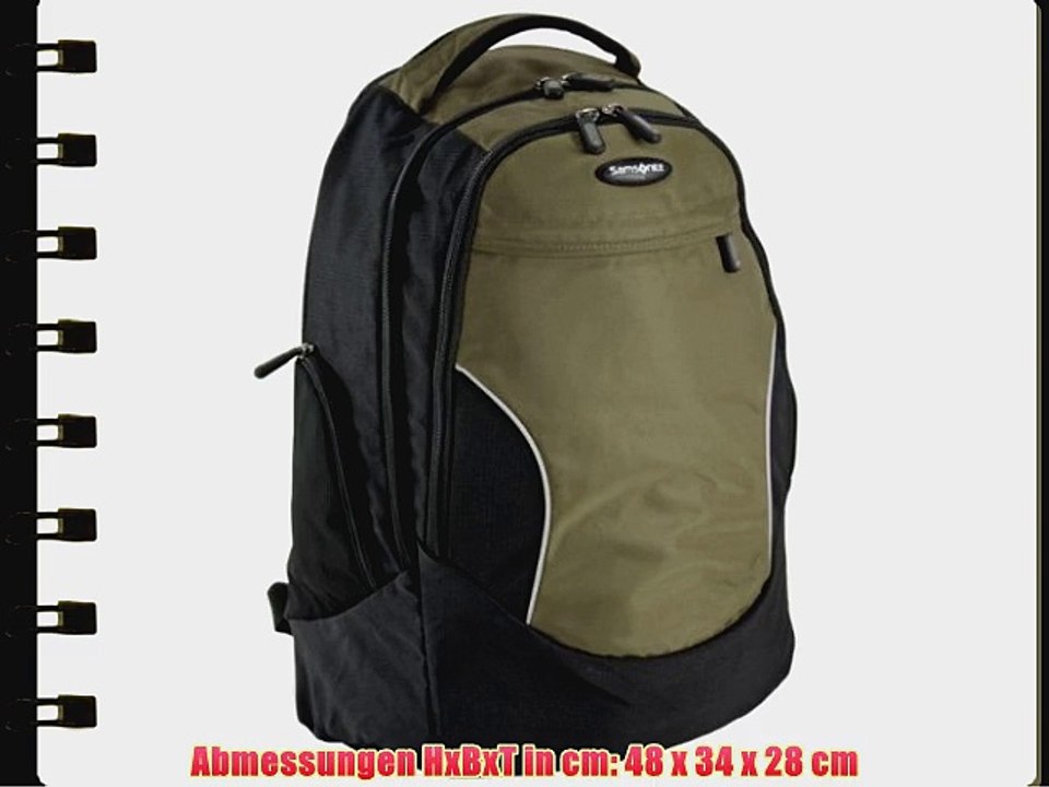 Samsonite Wander 3 Hong Kong Notebook Rucksack Khaki