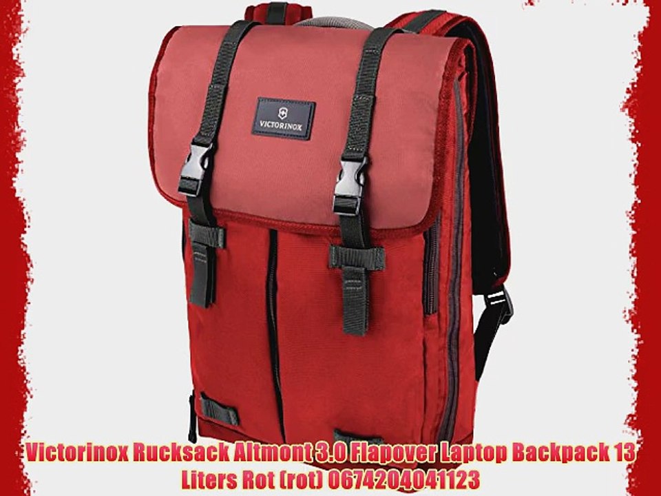 Victorinox Rucksack Altmont 3.0 Flapover Laptop Backpack 13 Liters Rot (rot) 0674204041123
