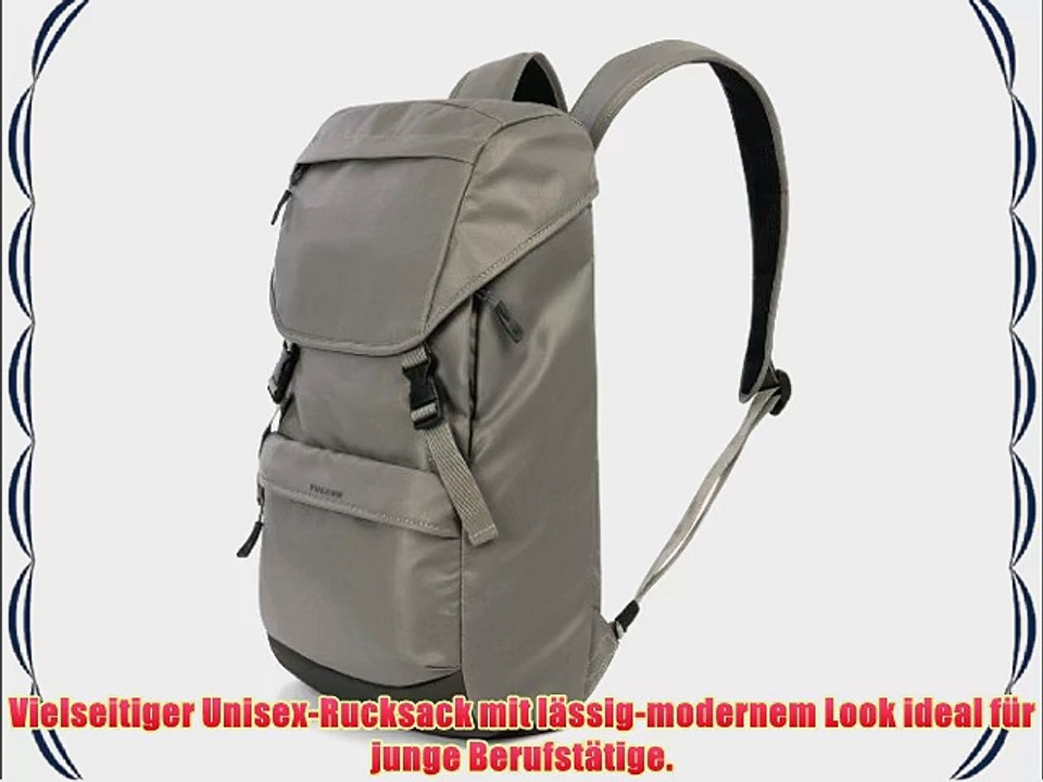 Tucano BKTP-G Tu-Pack Backpack f?r Notebook bis 396 cm (156 Zoll) grau