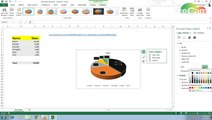 Pie Chat In Ms Excel - Tutorial # 12