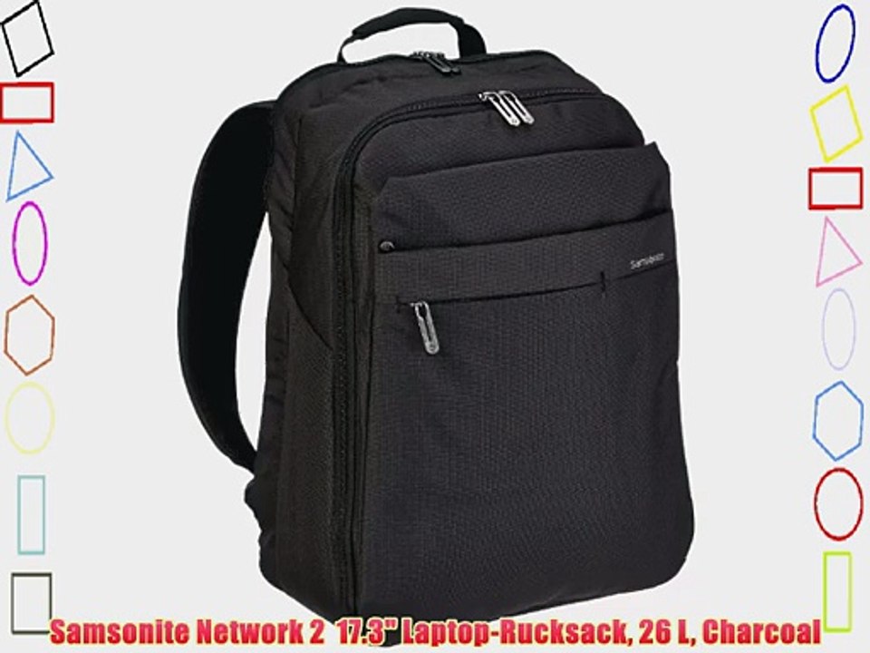 Samsonite Network 2  17.3 Laptop-Rucksack 26 L Charcoal