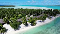 Aitutaki, Cook Islands, Aerial/Drone Video 2015