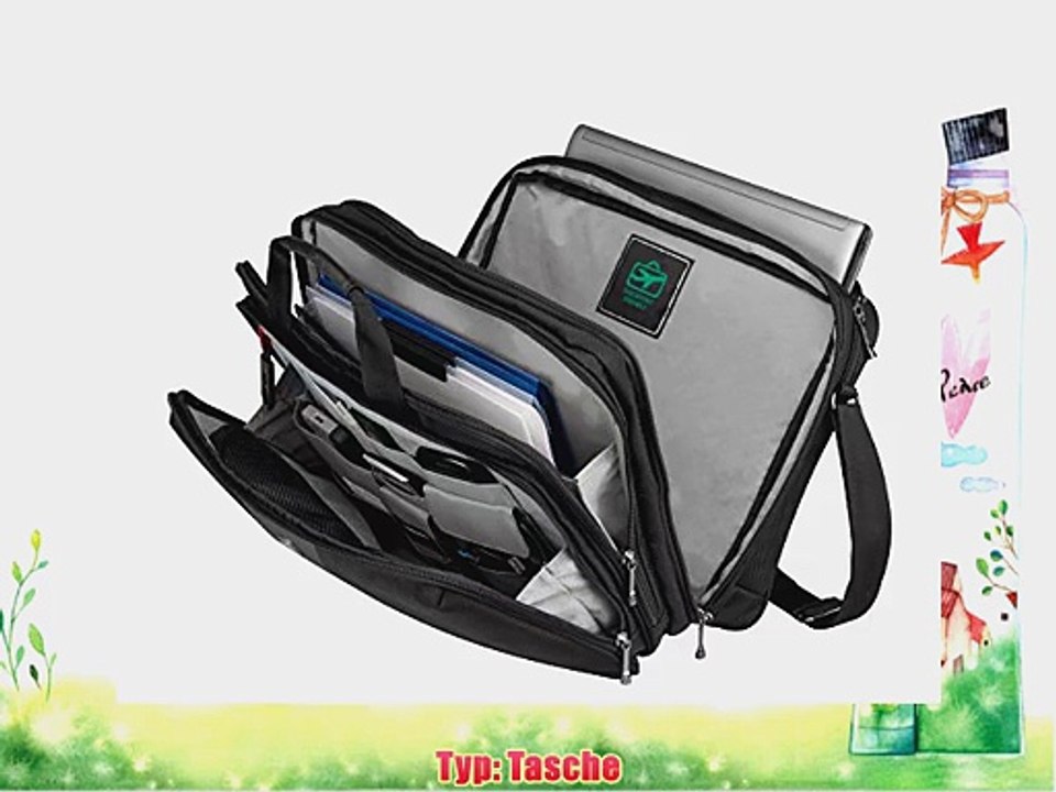 Wenger Legacy Double Gusset Top Loading 431 cm (17 Zoll) Notebook Tasche schwarz