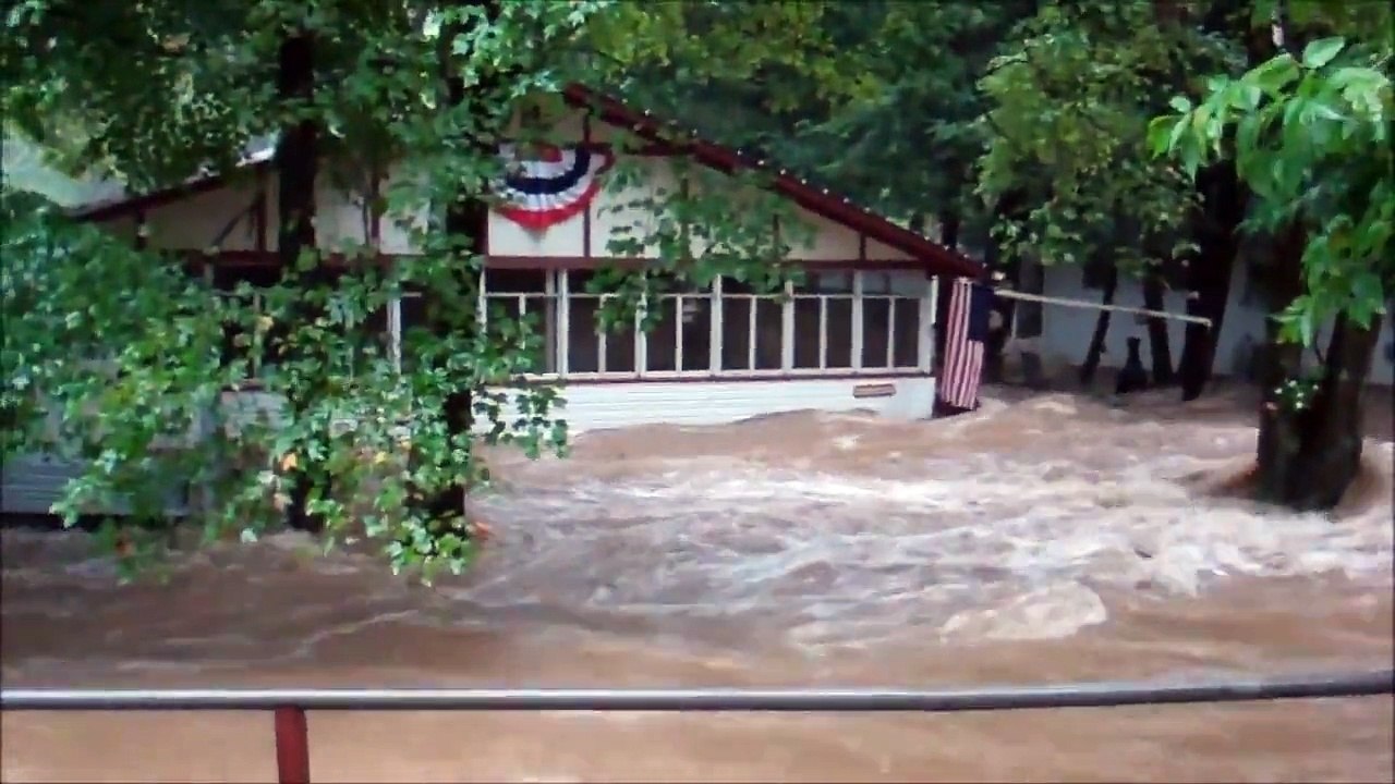 knoebels flooding @ 1pm 9/7/2011