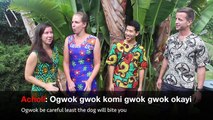 Peace Corps volunteers try out Uganda's Tongue Twisters!