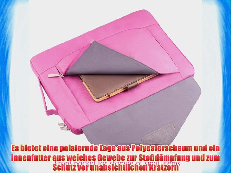 Notebook-Tasche PLEMO Umschlag Nylon-Gewebe H?lle Tasche Schultertasche f?r 358 cm (14 Zoll)