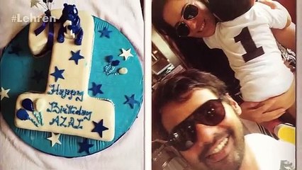 abhi ne manaya apne bete ka 1st Birthday aur di shaandar Party - 29 july 2015 -