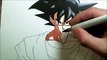 how to draw son goku using copic markers