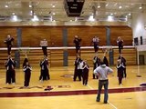 Fairmont State University Cheerleading at Football Game