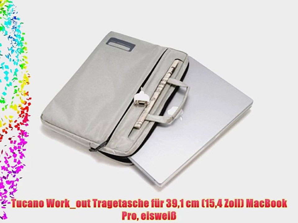 Tucano Work_out Tragetasche f?r 391 cm (154 Zoll) MacBook Pro eiswei?