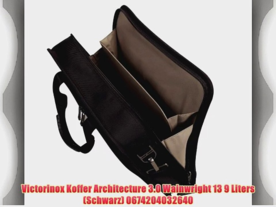 Victorinox Koffer Architecture 3.0 Wainwright 13 9 Liters (Schwarz) 0674204032640