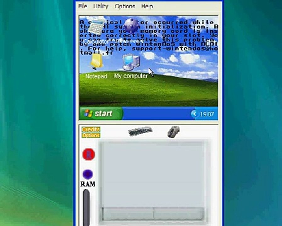 WinTenDos XP (Homebrew for DS) (Windows XP on your Nintendo DS)
