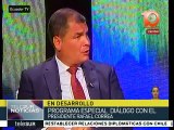 Ecuador: pdte. Correa ofrece entrevista televisiva en su país