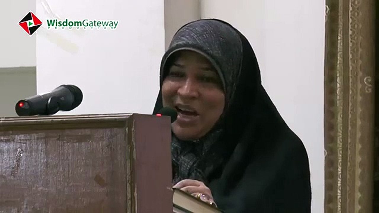 masooma sherazi...saminar on wilayate ali mutahri ki nazar main..