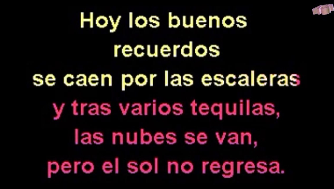 La Quinta Estación - El sol no regresa (versión karaoke)