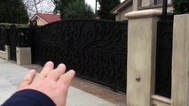 Forged Iron Residential Driveway Gate, Burbank, CA