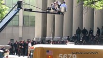 Christopher Nolan Directing City Hall Scene of The Dark Knight Rises