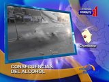 Chimbote: Auto choca contra poste y deja cuatro heridos