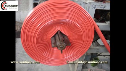 Testing the burst pressure of layflat hose-SUNHOSE