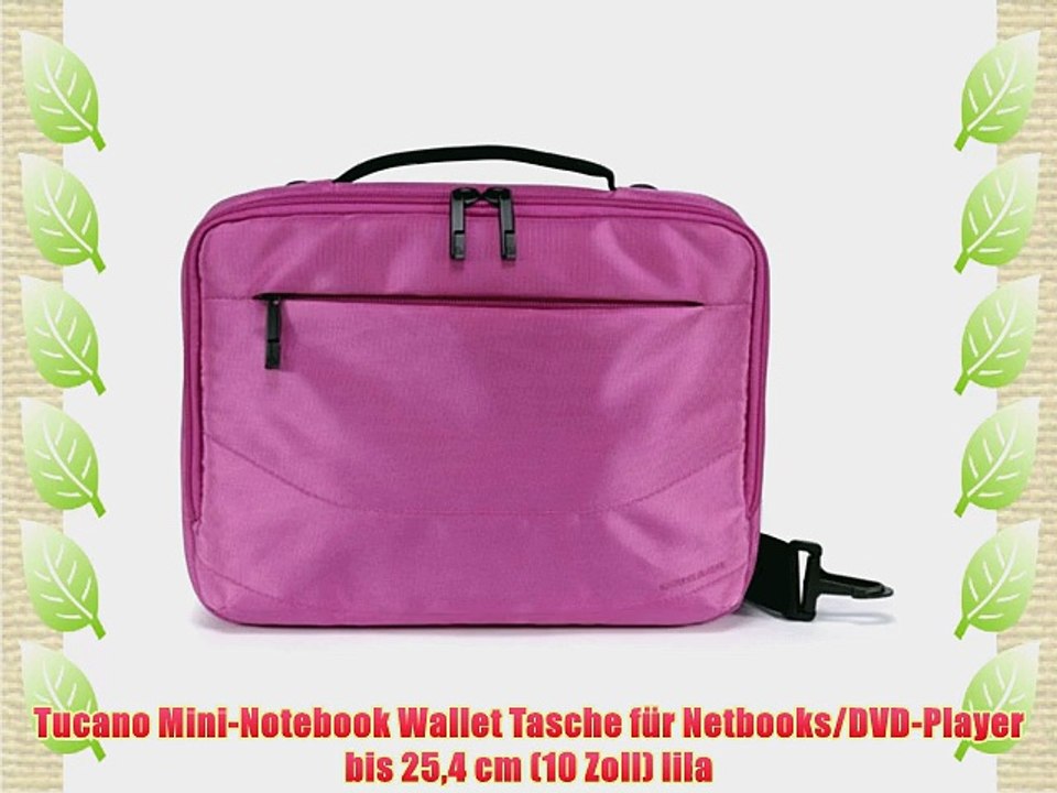 Tucano Mini-Notebook Wallet Tasche f?r Netbooks/DVD-Player bis 254 cm (10 Zoll) lila