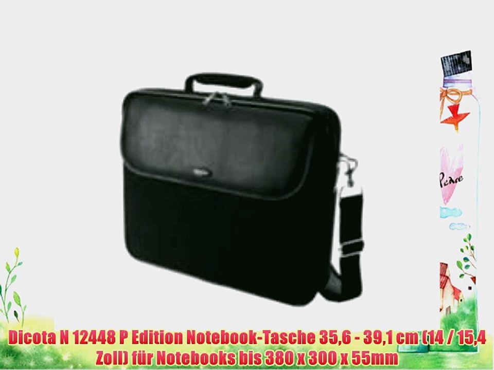 Dicota N 12448 P Edition Notebook-Tasche 356 - 391 cm (14 / 154 Zoll) f?r Notebooks bis 380