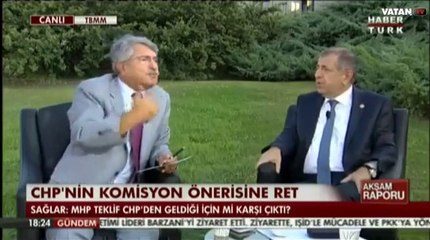 Fikri Sağlar ve MHP'li Özdağ arasında gergin anlar