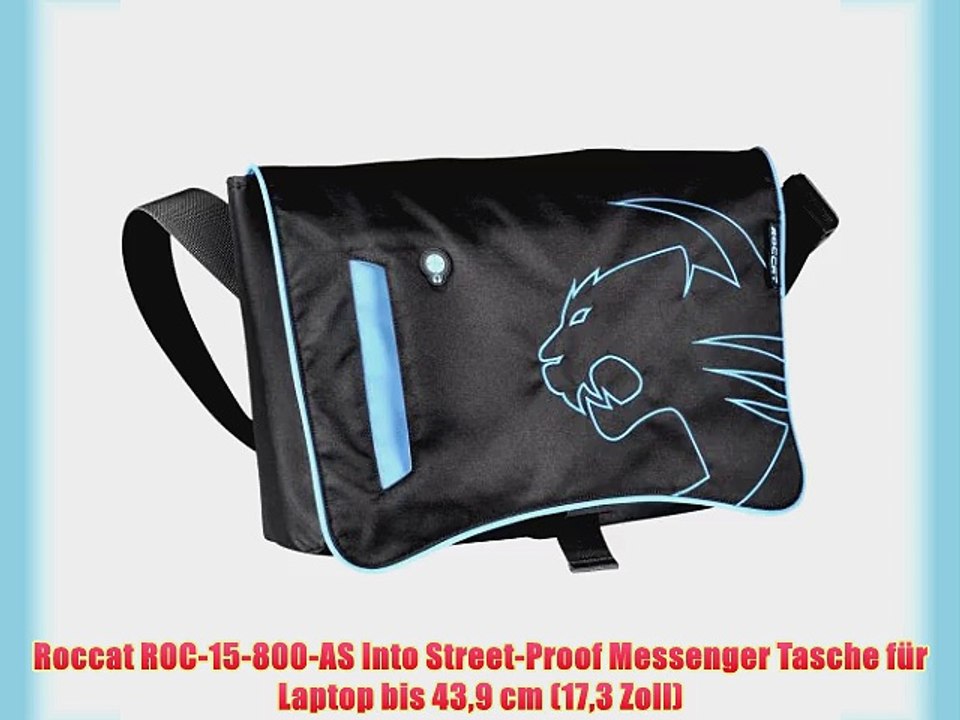 Roccat ROC-15-800-AS Into Street-Proof Messenger Tasche f?r Laptop bis 439 cm (173 Zoll)