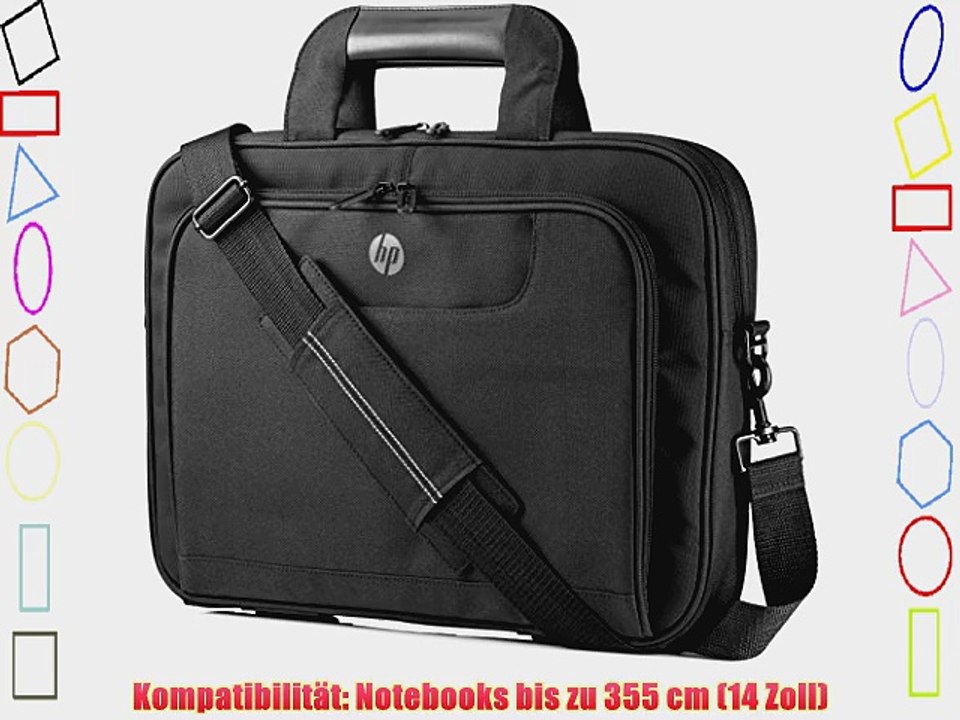 HP Value Topload Tasche 355 cm (14 Zoll) L3T08AA schwarz
