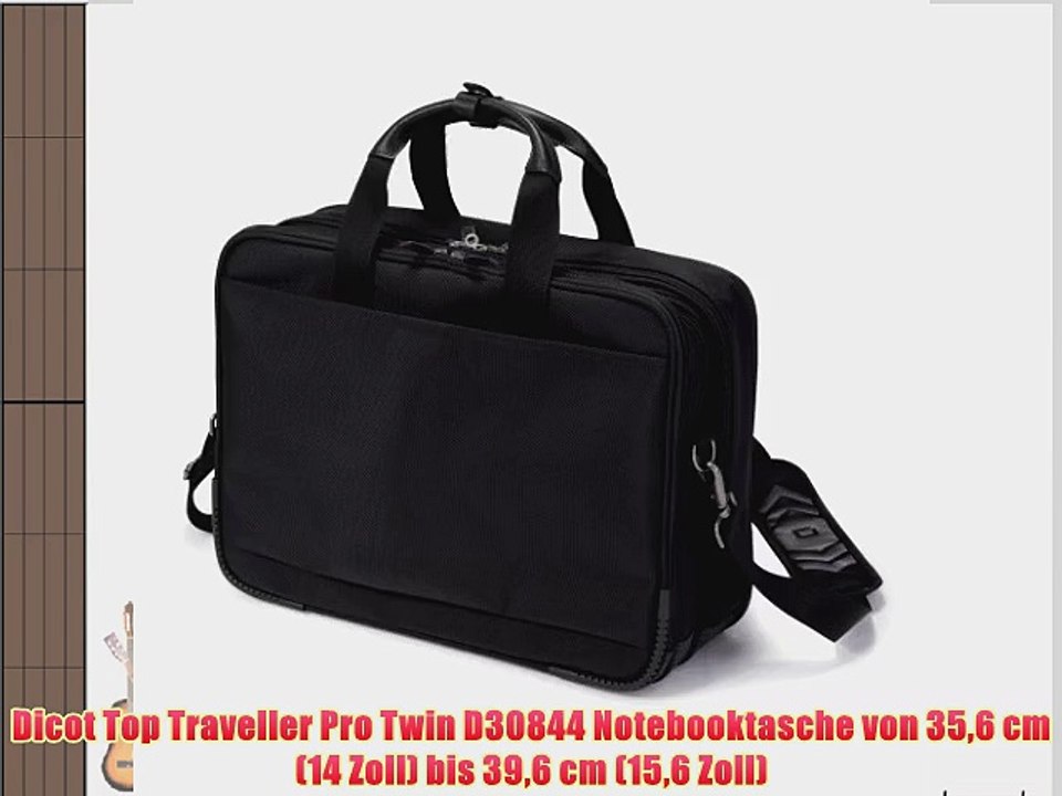 Dicot Top Traveller Pro Twin D30844 Notebooktasche von 356 cm (14 Zoll) bis 396 cm (156 Zoll)