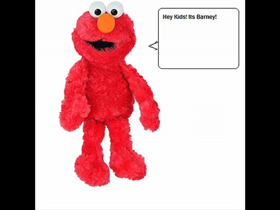 Funny elmo vs barney prt. 1