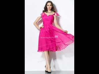 Fuchsia Bridesmaid Dresses | Fuchsia Bridesmaid Party Gown