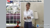How to Install Aluminum Blinds Video - Inside Mount