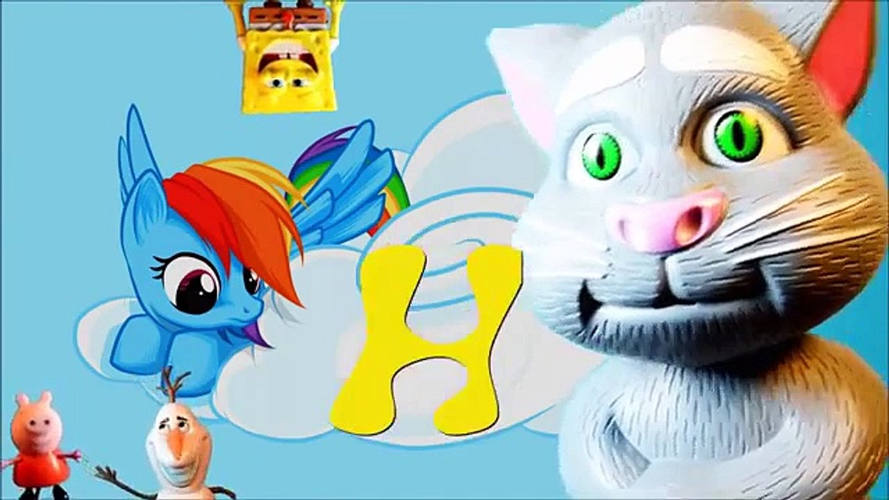 ABC Song Peppa Pig My Little Pony Frozen Toys ABC Songs | Свинка Пеппа на испанском