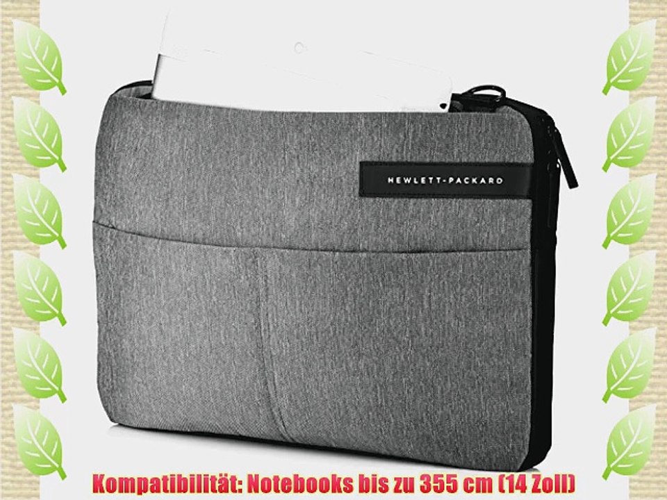 HP Signature Slim Topload-Tasche 355 cm (14 Zoll) L6V67AA grau