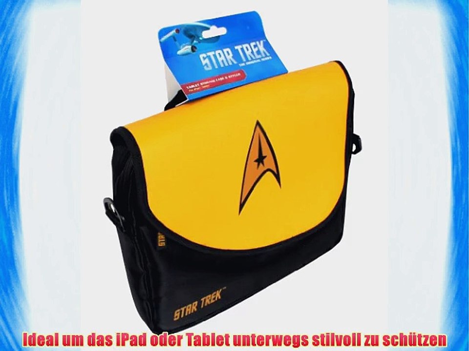 ORB Star Trek Umh?ngetasche?/ Messenger Bag f?r Notebooks mit bis zu 10?Zoll?/ 254?cm Gelb