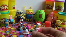 Surprise Eggs Peppa pig Mickey Mouse Barie Play Doh Lego Toys Minions egg