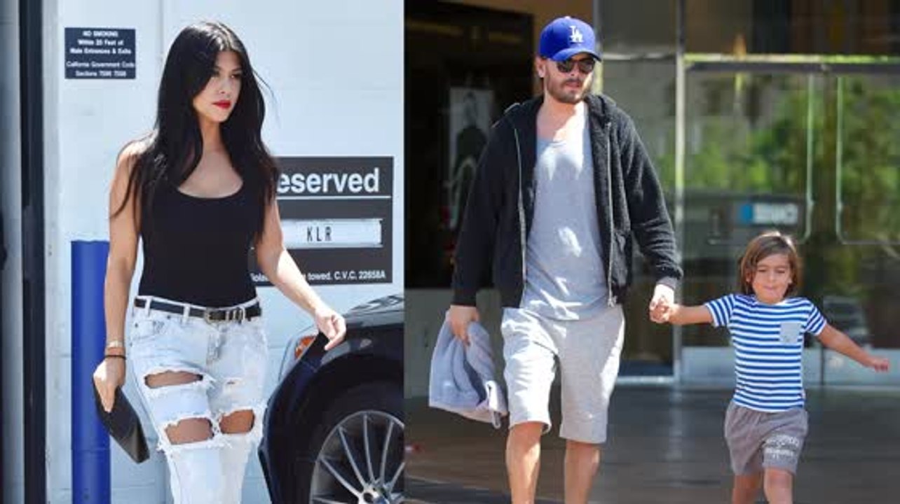 Kourtney Kardashian gibt Scott Disick die Kinder
