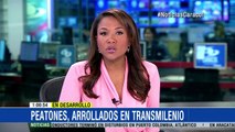 Impactante video: bus de Transmilenio arrolla a hermanos que intentaban colarse - 17 Abril 2015