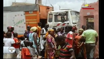 Pikine׃ Un camion dérape et fini dans une maison et fait 3 blessés